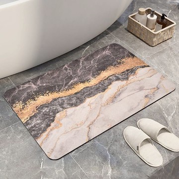 收納職人 磨砂彈力超吸水珪藻泥地墊_4款任選 - 月夜明