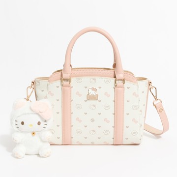 Hello Kitty - Arnold Palmer - 手提包附長背帶 Joli系列 - 粉色/451-0105-12-6