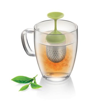 《tescoma》Presto漂浮濾茶器-綠-- 花茶器 不鏽鋼濾茶器