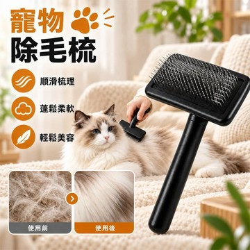 🐾寵物/拉毛針梳不鏽鋼材質 寵物毛髮清理 梳理毛髮不打結 方便好用 適合各種犬貓 送寵物護理套裝