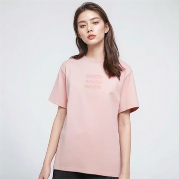 SoulSense2025潮牌3logo純棉寬松凹凸印花超酷辣妹風短袖T恤夏季