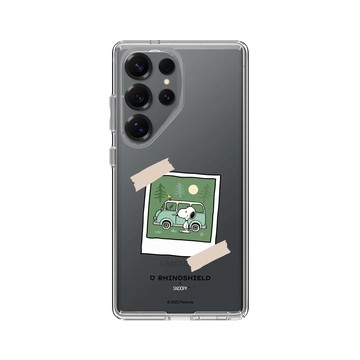 Galaxy S25 Ultra Clear 透明 - 史努比 Snoopy - 拍立得-夏日野營趣