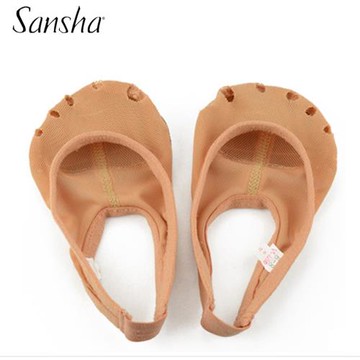 法國Sansha三沙軟底舞蹈鞋現代/肚皮舞護腳套半腳鞋赤腳護掌套MD5