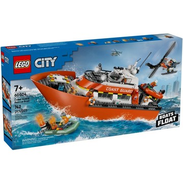 [樂享積木] LEGO 60504 海岸巡防隊救援船和直升機 城市系列
