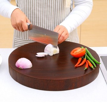 木砧板 砧板 防霉菜板 切菜砧 菜板砧板 實木砧板【福優邦】鐵木砧闆菜闆傢用抗菌防黴案闆實木切菜闆麵闆加厚廚房