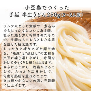 手延べ半生うどん(4袋)＆讃岐の国からざるうどんつゆ(4本)セット