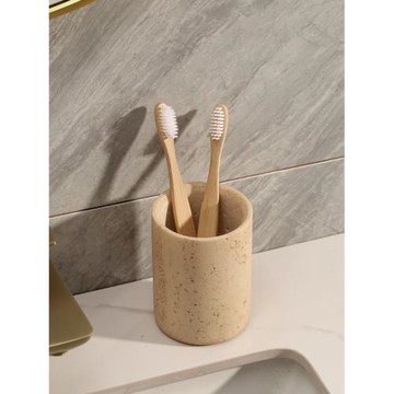 洞石漱口杯牙杯洗漱杯牙具杯家用高檔洗漱套裝高顏值口杯刷牙杯子
