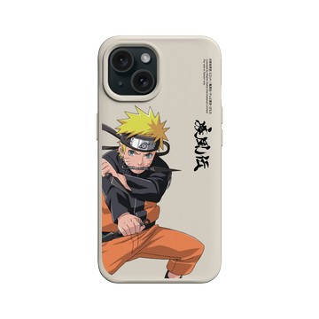 iPhone 15 SolidX 貝殼灰 - 火影忍者 Naruto - 疾風傳-漩渦鳴人