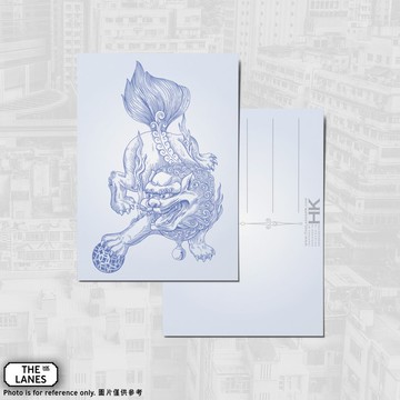 A6明信片 香港瑞獸 獅子