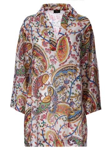 etro mini dress with "paisley" print
