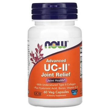 NOW Foods, 先進 UC-II 關節舒緩，60 粒素食膠囊