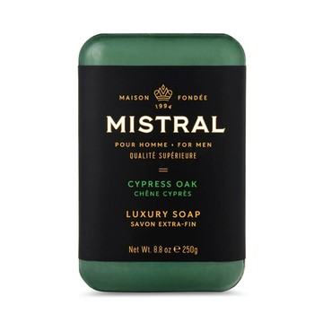 Mistral 柏樹橡木 紳士香水皂（沐浴香皂 沐浴皂香氛皂香水肥皂 男士男性男生古龍水古龍皂 男沐浴乳香氛沐浴露沐浴精