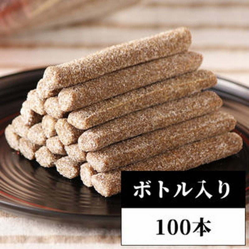 100本 昔なつかし黒糖きなこ棒 ボトル入り 通販 Lineポイント最大1 0 Get Lineショッピング