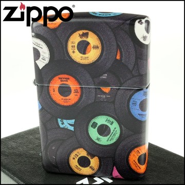【ZIPPO】美系~Records Design-唱片圖案-540彩印工法打火機
