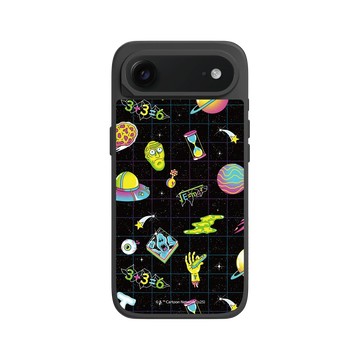 iPhone Air SolidX 黑 - 瑞克和莫蒂 Rick and Morty - 太空圖鑑