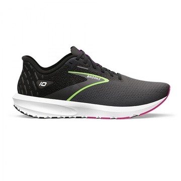 Brooks Launch 10 女 慢跑鞋 發射系列 競速跑鞋 推進加速 寬楦 黑 [1203981D074]