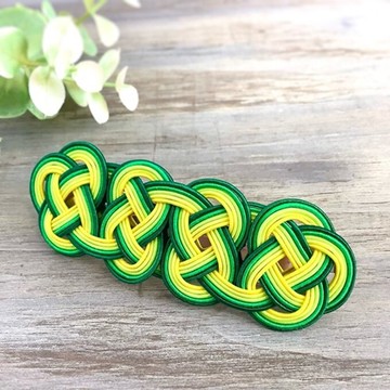 水引 髮夾【檸檬萊姆】綠色 檸檬黃 柑橘