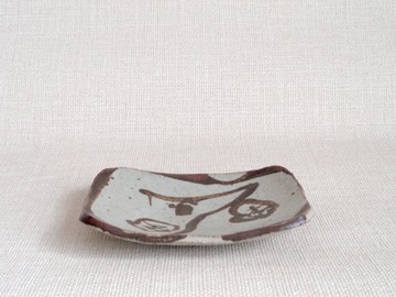 長方盤 鐵繪梅a