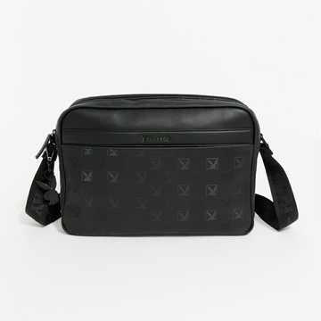 PLAYBOY - 三層斜背包  Meaningful系列 - 黑色