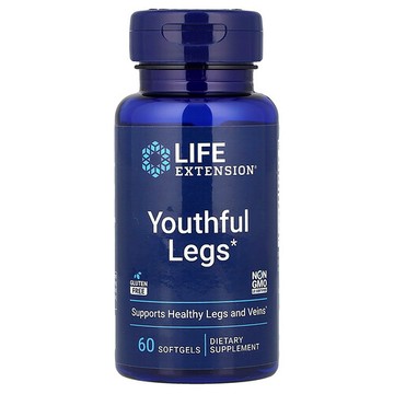 Life Extension, 腿部健康，60 粒軟膠囊（每粒軟膠囊 250 毫克）