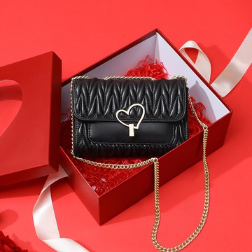 Viney包包女新款小眾春夏女包斜挎包真皮百搭高級感單肩鏈條包潮