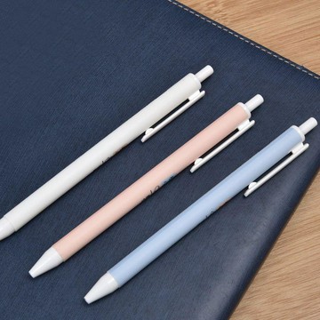 🍭臺灣出貨🍭簡約按動中性筆韓版可愛少女心簽字筆學生小清新創意黑筆文具用品 刷題筆 中性筆 原子筆 鋼珠筆 好寫的筆\t