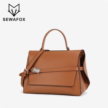 通勤手提包大容量簡約職業高級感女包包真皮單肩斜挎包公文包大包