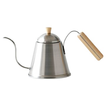 KOGU 下村 ITTEKI 18-8不鏽鋼木柄極細口咖啡手沖壺  內徑4.5mm  700ml  1個