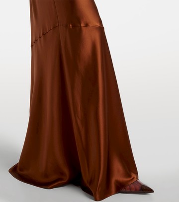 Rebecca Vallance Phoenix embellished silk satin gown