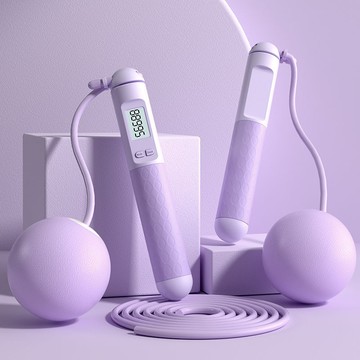 【台灣出貨】跳繩减肥專用健身女生運動重力計數無繩燃脂專業中考燃脂器繩子