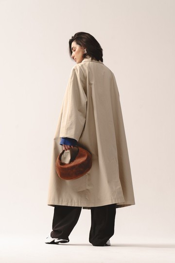 皮革馬鞍包 帶可調節肩帶 - Hedera | 手工製作肩背包