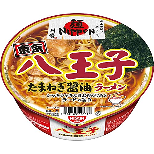 日清 麺NIPPON 八王子たまねぎ醤油ラーメン 112g 12個