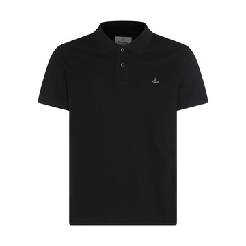 Vivienne Westwood - Black Cotton Orb Polo Shirt