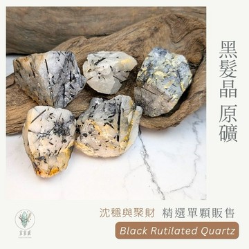 【宜室感】 黑髮晶 精選單顆販售 天然礦石擺飾 | 天然水晶 原礦 做生意 防小人 礦石收藏 原石 辦公室擺設