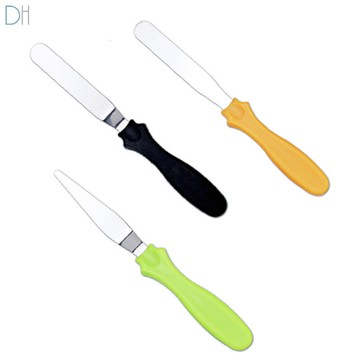 【現貨】三件式奶油抹刀蛋糕脫模刀 刮刀不鏽鋼抹平刀套裝 平刮刀三角麵包蛋糕餅乾烘焙用具廚房烘焙工具Dhome