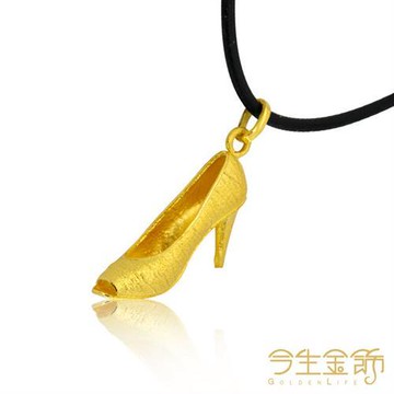 【今生金飾】經典優雅墜(純黃金墜子)