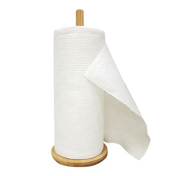 竹穩捲筒式紙巾架-2入