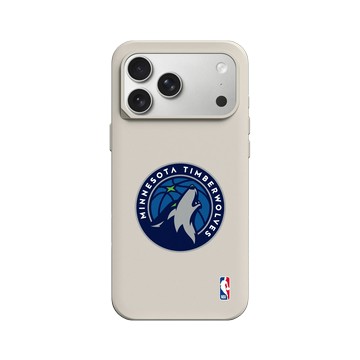 iPhone 17 Pro Max SolidX 貝殼灰 - NBA - Logo-明尼蘇達灰狼 Minnesota Timberwolves