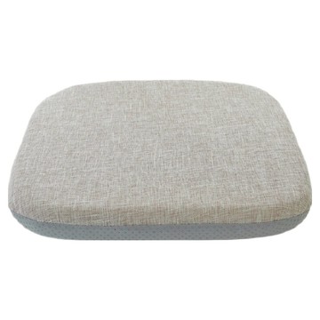 HONDONI 日式麻布加厚防滑記憶棉方形坐墊 L3-KF  45 x 45 x 4cm  卡其色