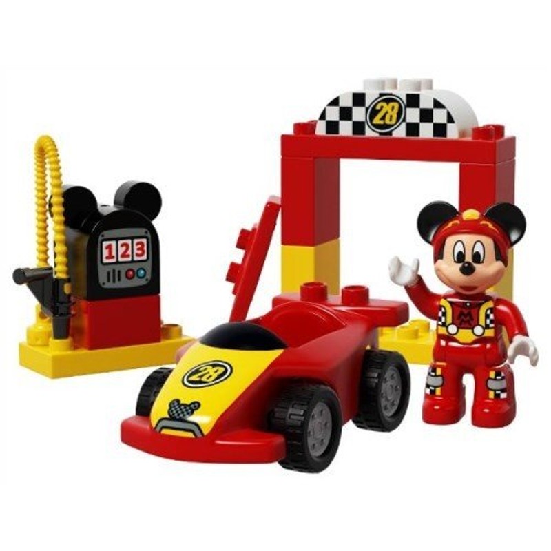 LEGO 10843 デュプロ ミッキーのレース場おもちゃ こども 子供 レゴ ...