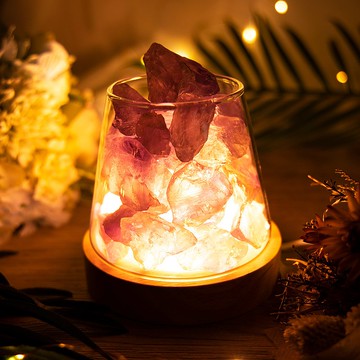 天然水晶原石擴香石/精油擴香/家用水晶香薰/磁場/粉水晶/紫水晶