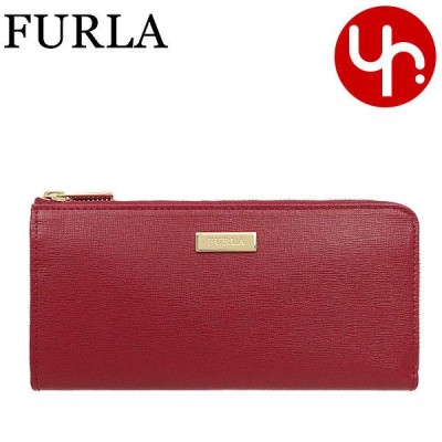 FURLA フルラ 二つ折り財布 カベルネ CABERNET レッド レザー