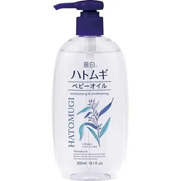日本【 熊野油脂】 麗白 薏仁嬰兒油 300mL