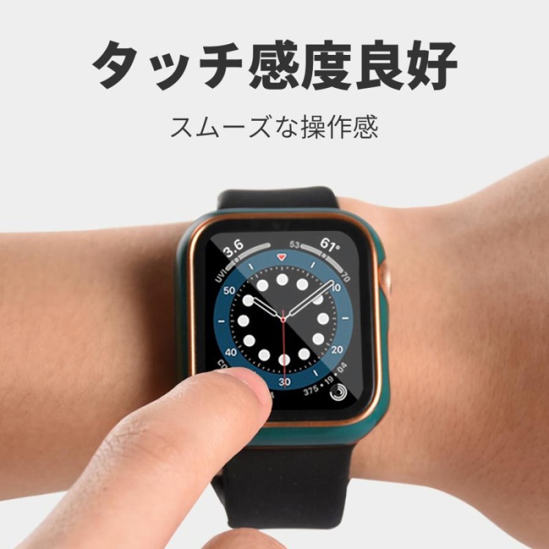 アップルウォッチ カバー 高級 Apple Watch 最新 Series SE カバーケース ゴールド ケース  全面保護 耐衝撃 送料無料 LINEショッピング