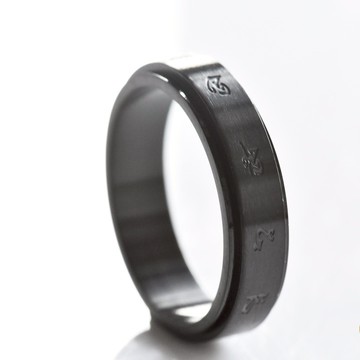 STEEL鋼戒。轉運．黑財神咒 | RST143TM