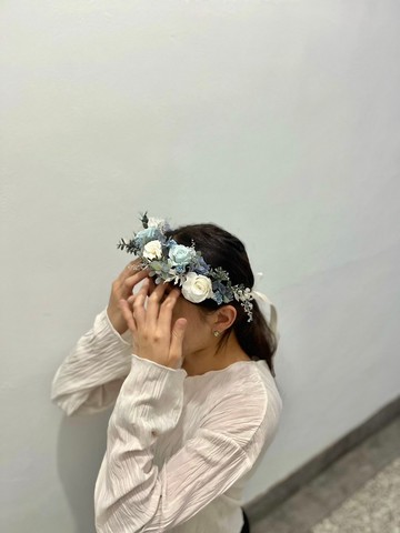 藍精靈的永生花冠_貳伍花坊