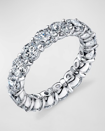 Large Eternity Band with Round Diamonds, 3.20ct