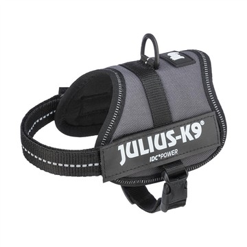 Trixie 寵物用品 馬鞍型彈力胸背帶-碳灰 L/1: 66-85 cm (TX150416)