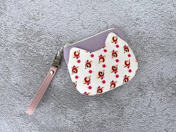 【純手作】Q貓咪零錢包 錢包 收納包