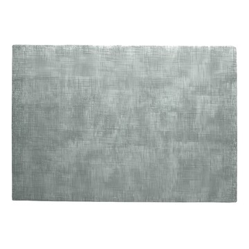 簡約典雅防水隔熱雙面 PU皮餐墊  43 x 30cm 厚0.3mm  淺灰色  1個